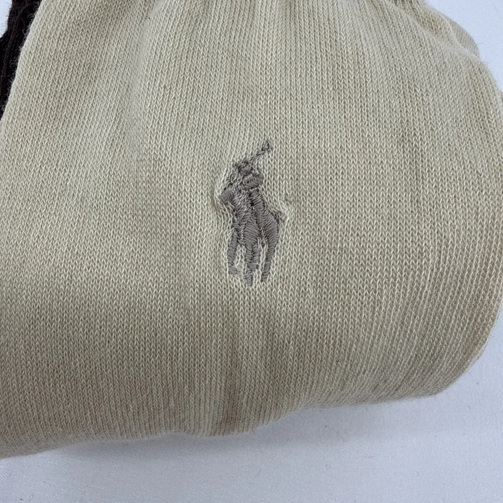Polo Ralph Lauren Men's 3 Pack Crew Socks Size 10-13 Shoe Size 6-12.5 Business
